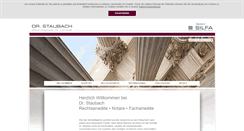 Desktop Screenshot of dr-staubach.com